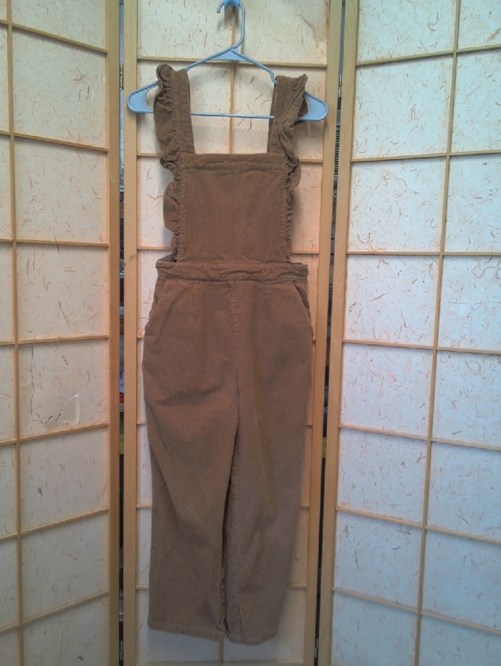 Love Riche Corduroy Overalls in Brown Size S